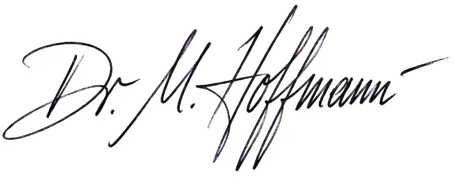 Dr. M. Hoffmann Unterschrift